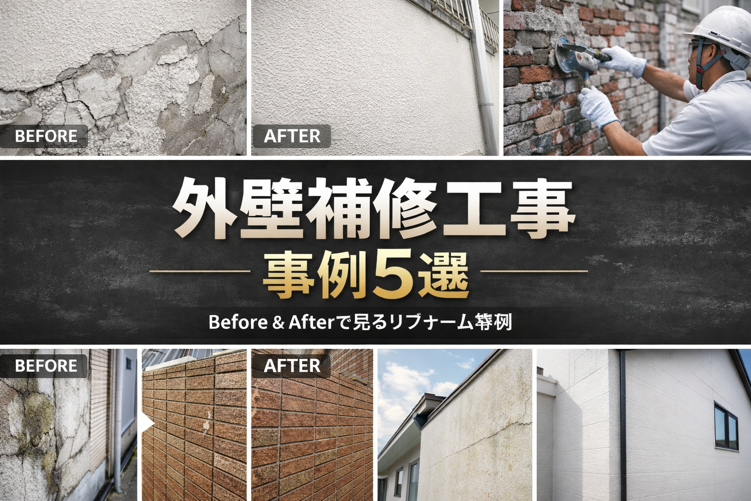 外壁補修５選