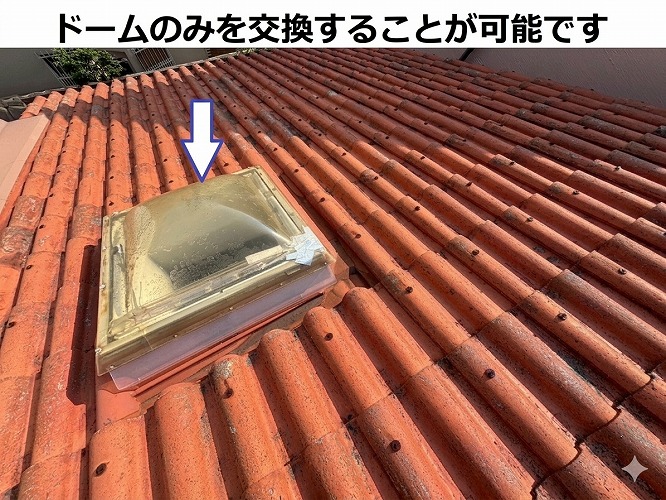 ドームのみ交換