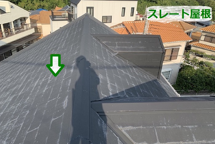 無料点検するスレート屋根