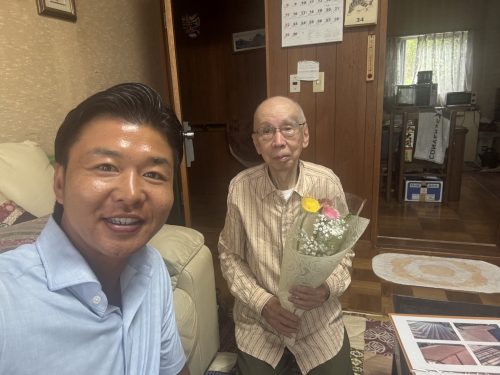 お客様との写真