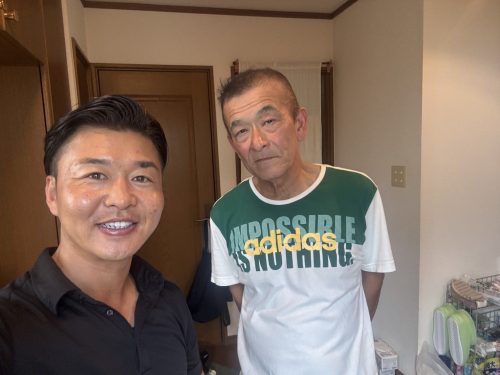 お客様との写真