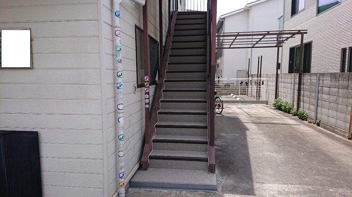 共用階段リフォーム後