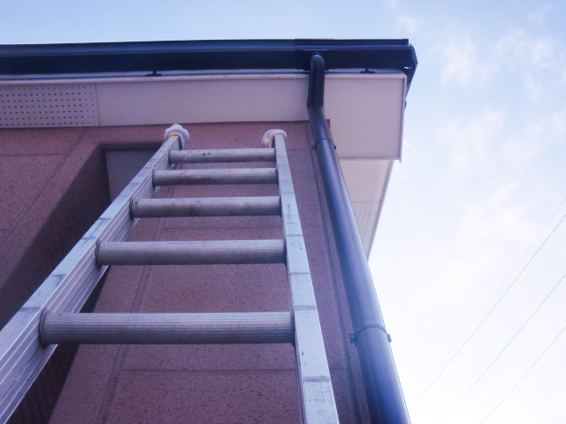 泉大津市の雨樋入替完了