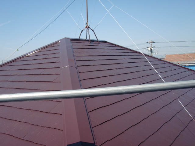 岸和田市西之内町の屋根塗装完了