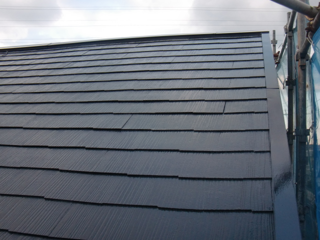 貝塚市の屋根塗装完了
