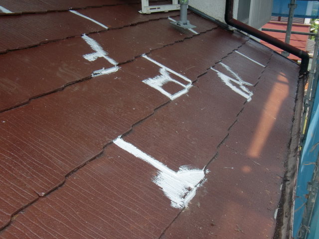 岸和田市摩湯町で屋根瓦の補修