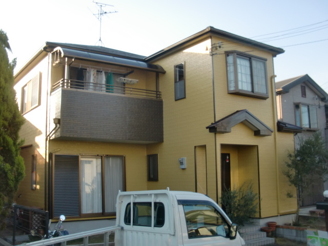 岸和田市尾生町の外壁塗装完了