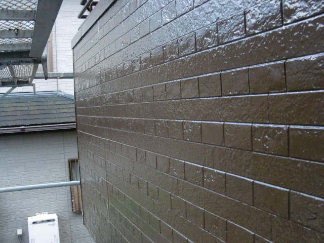 岸和田市尾生町のベランダ部分色分け