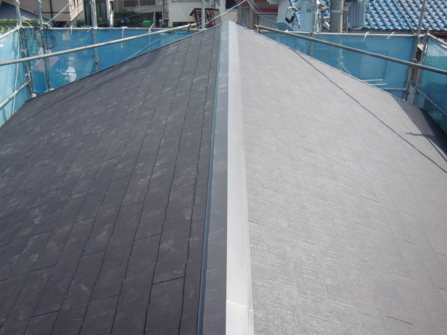 岸和田市吉井町の屋根葺き替え完了