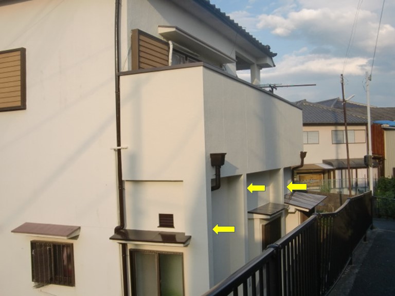 岸和田市の台風被害に遭ったベランダ修理完了