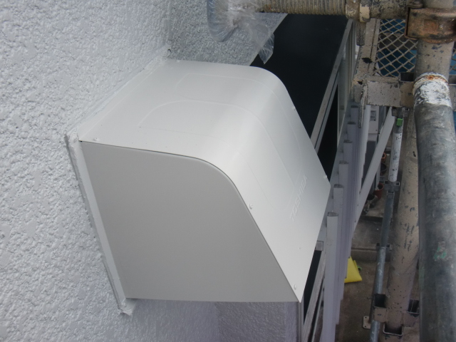 岸和田市岡山町の屋外フード塗装