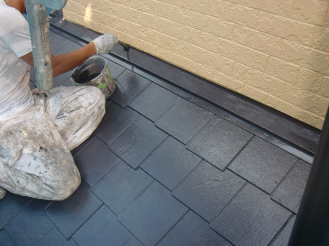 岸和田市八田町の板金塗装状況