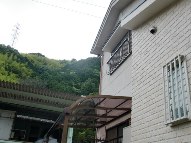 岸和田市大沢の雨漏り修理