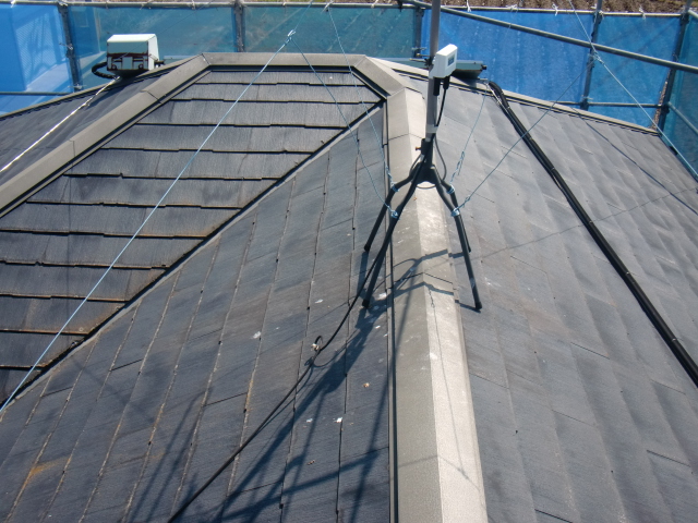 岸和田市尾生町の塗装前の屋根