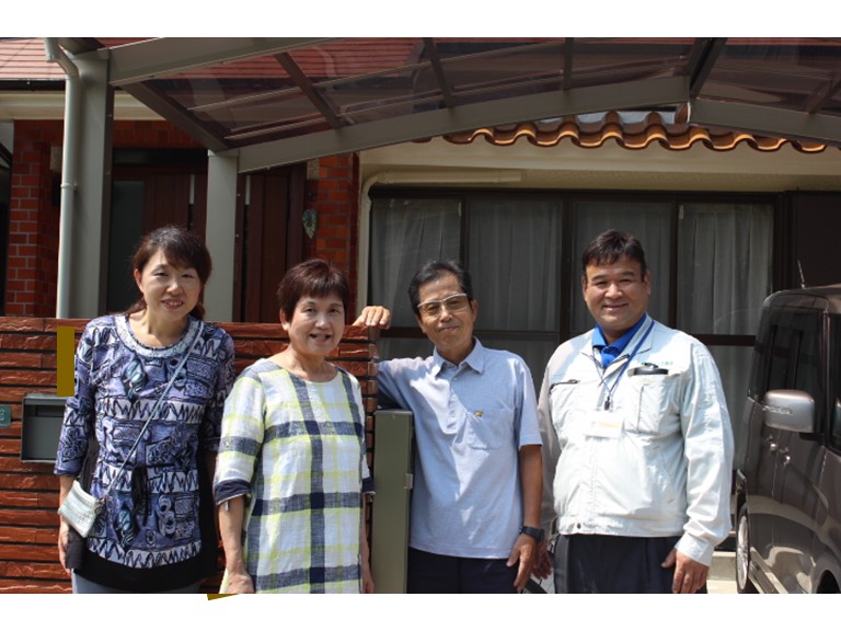 岸和田市のN様と記念撮影