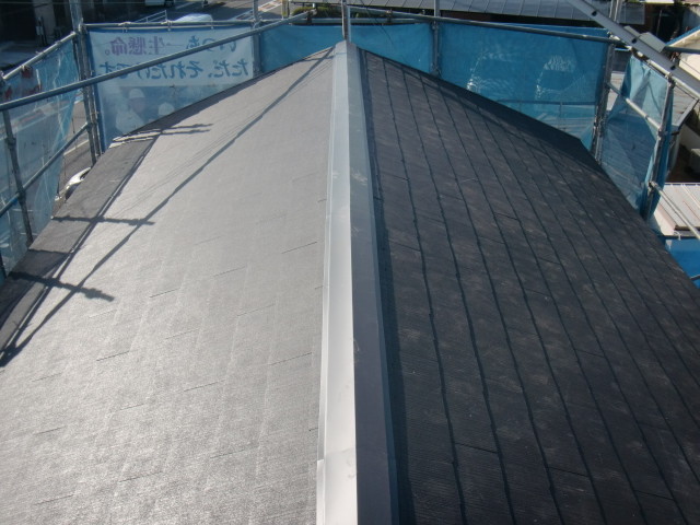 泉北郡忠岡町で屋根の葺き替え工事