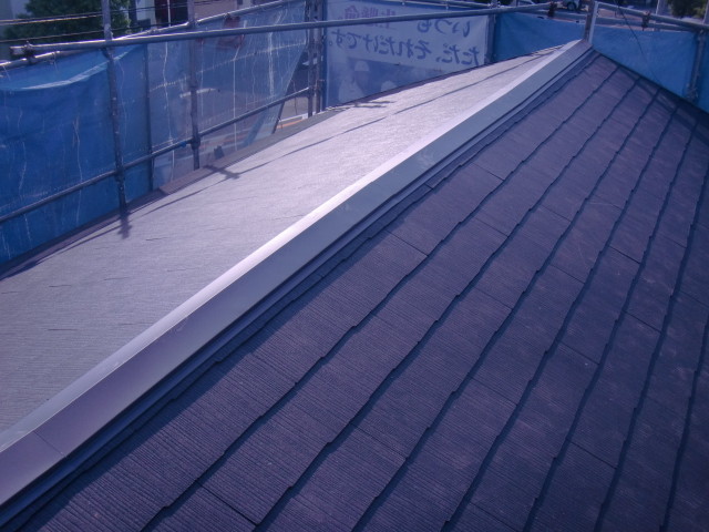 泉北郡忠岡町大屋根完了