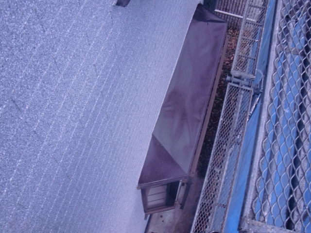 和泉市の出窓の上塗装