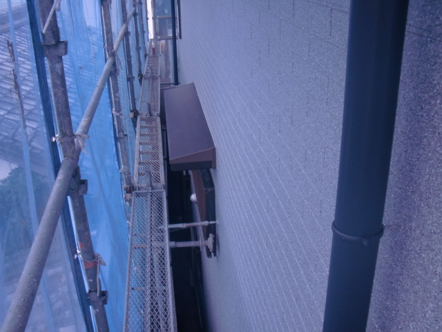 和泉市の庇も塗装