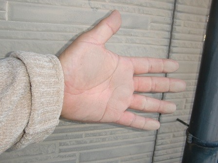 岸和田市真上町の屋根塗装と外壁塗装で足場設置