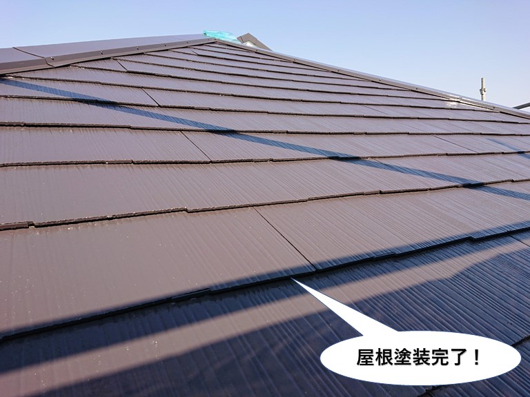 忠岡町の屋根塗装完了