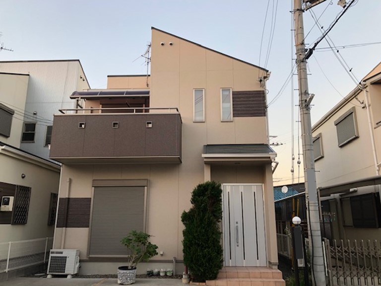 泉佐野市の塗装完了