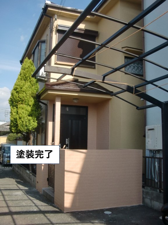 忠岡町の塗装完了