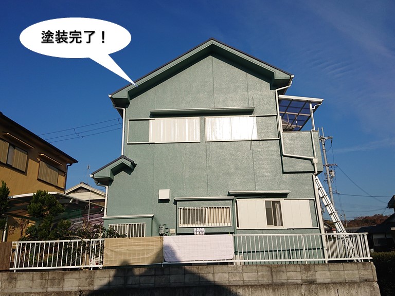 泉南市の塗装完了