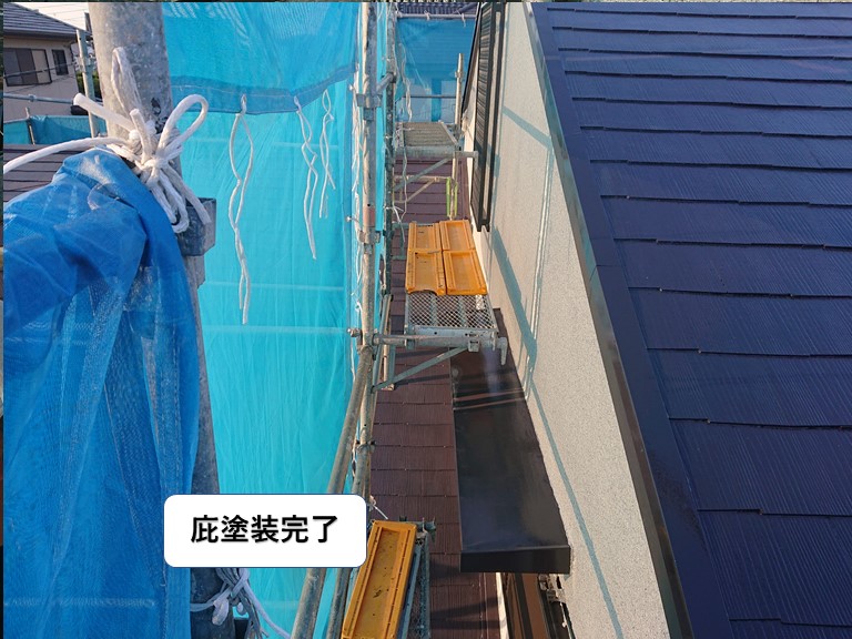 和泉市の庇塗装完了