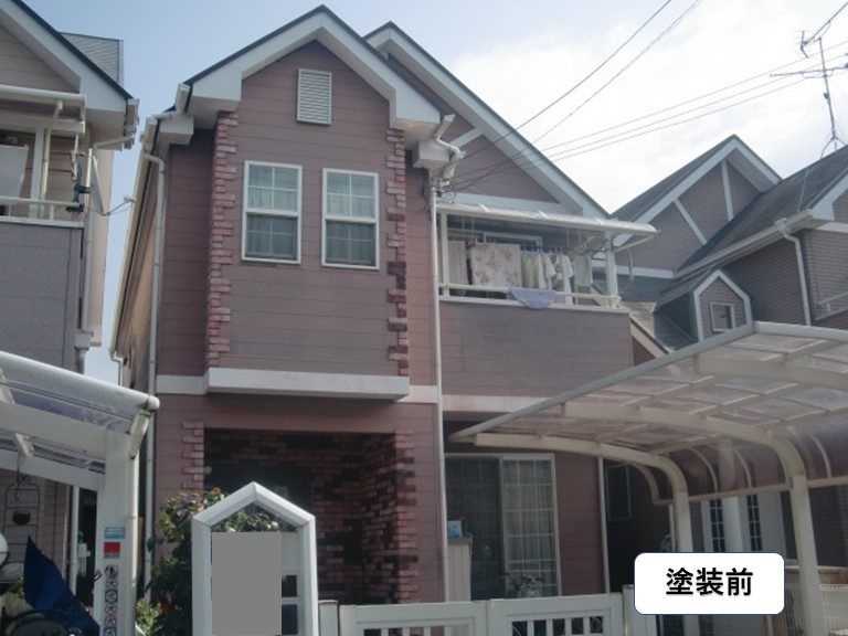 和泉市の外壁塗装前
