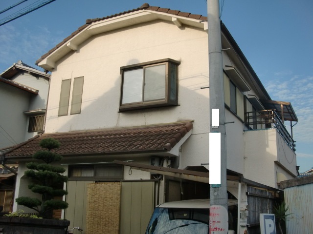 岸和田市の外壁塗装前