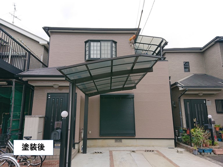 忠岡町の塗装後