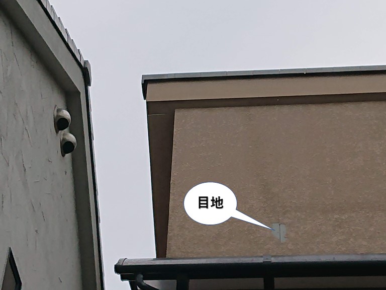 泉大津市の外壁の目地1