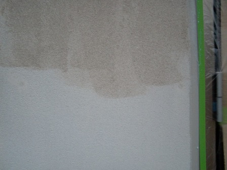 岸和田市上松町の外壁塗装で下地処理の工程