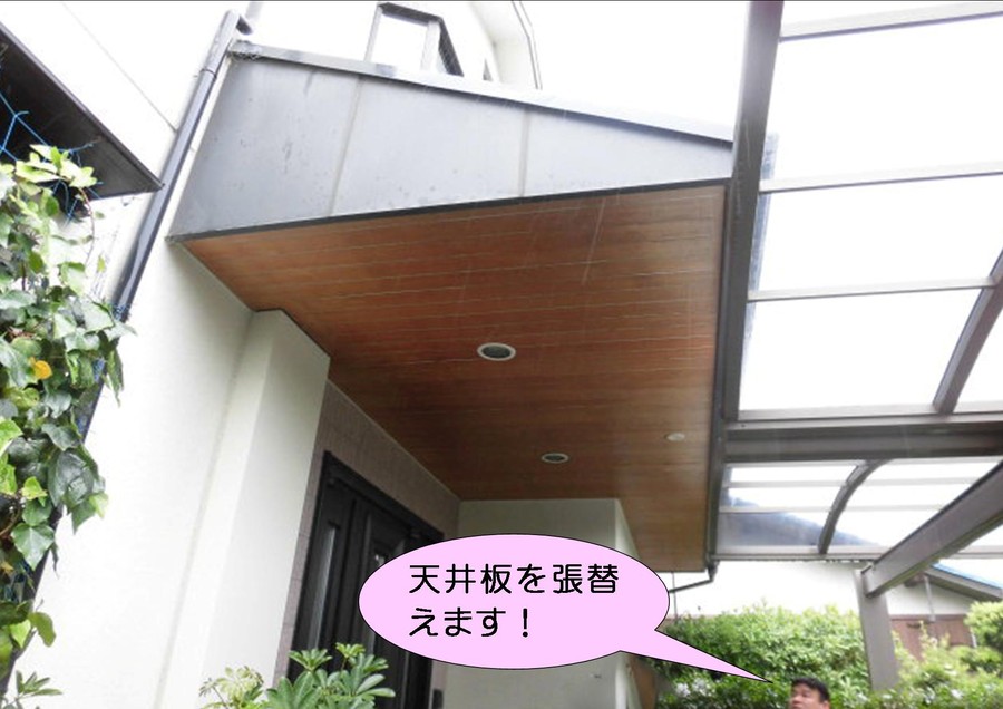 軒天井現況確認状況