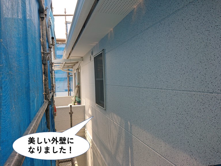 阪南市の塗装で美しい外壁になりました！