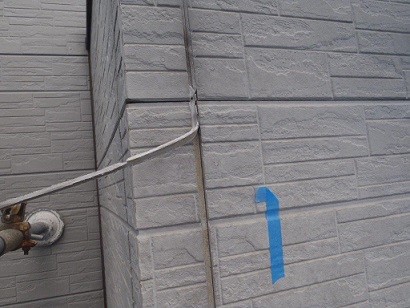 岸和田市真上町の外壁塗装と屋根塗装で外壁防水処理