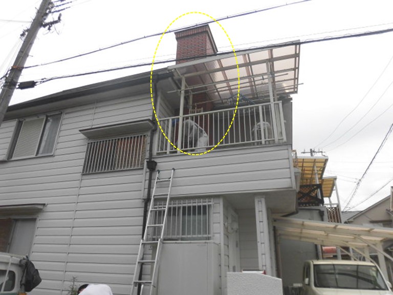 岸和田市の煙突状況