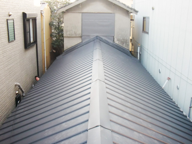 泉北郡忠岡町の屋根葺き替え完了