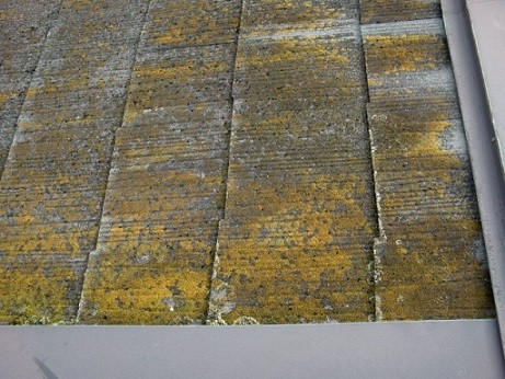 岸和田市真上町の外壁塗装と屋根塗装で屋根現況