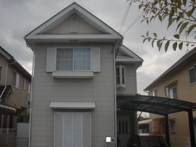 岸和田市下松町の外壁塗装前