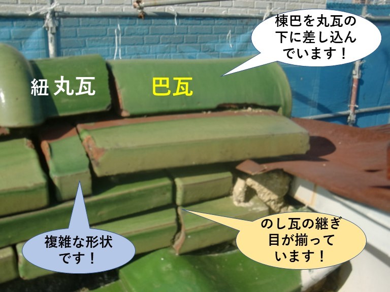 泉佐野市の棟の形状