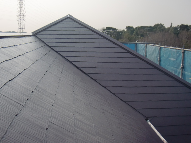 岸和田市包近町の屋根塗装完了