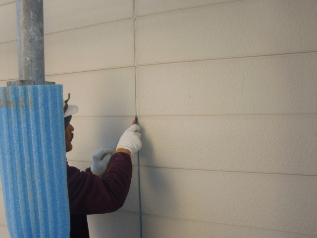 岸和田市下松町の既存シーリング撤去