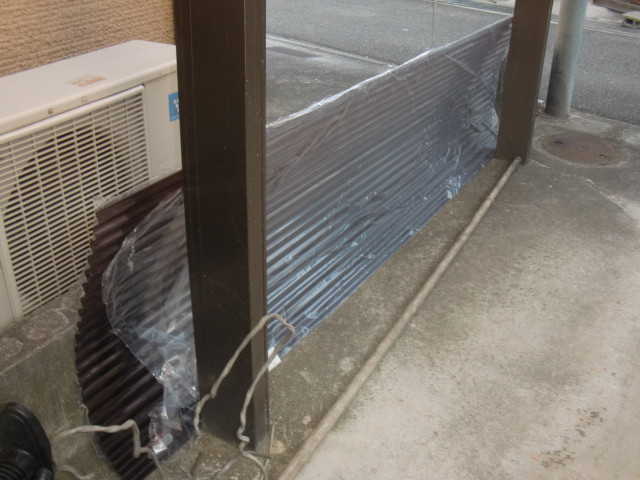 岸和田市吉井町波板張替工事