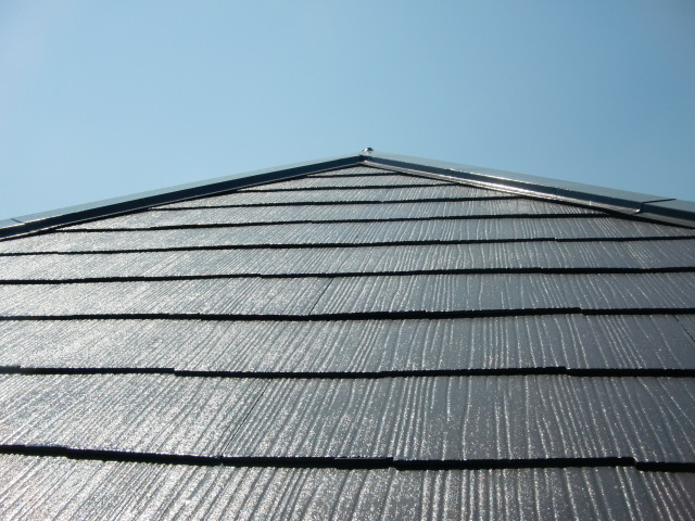 岸和田市三田町の屋根塗装完了
