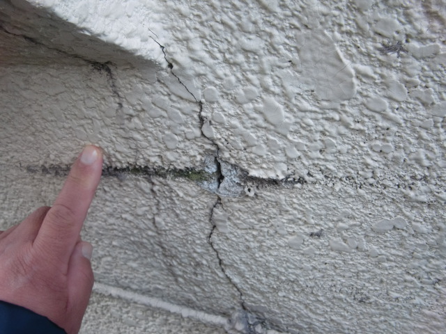 泉佐野市の外壁劣化状況