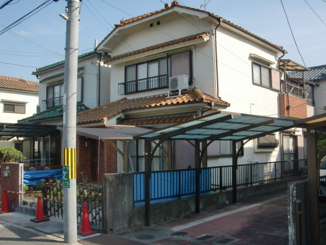 岸和田市の屋根葺き替え前