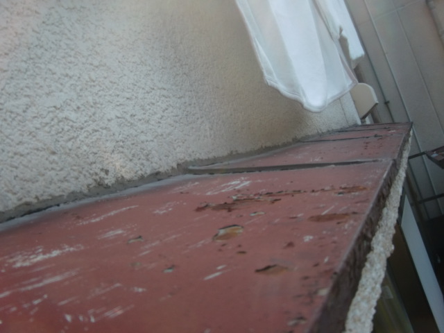 岸和田市吉井町の劣化した庇