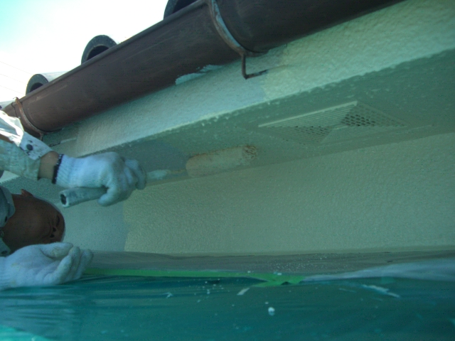 泉北郡忠岡町の外壁中塗り